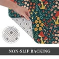 thumbnail image 6 of Sikiie Mushrooms And Flowers Print Flannel Anti-slip Floor Mat 16x24in, Thickened Dustproof Entrance Door Mat Floor Mat for Kitchen, Bathroom, Laundry Room, 6 of 7