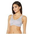 thumbnail image 2 of Wacoal Women's Underwire Sport Bra 32D Lilace Gray With Zephyr, 2 of 2