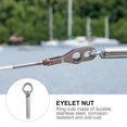 thumbnail image 3 of 5 Pcs Eye Screw Eye Hook Stainless Eye Nut Bolts Concrete Anchors Screws Brick Hooks Lifting Eye Ring Lifting Anchor Bolt Stainless Steel Eye Nut Wall Hook The Shoulder to Rotate, 3 of 5