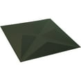 thumbnail image 6 of Ekena Millwork 11 7/8"W x 11 7/8"H Kent EnduraWall Decorative 3D Wall Panel, UltraCover Satin Hunt Club Green (Covers 0.98 Sq. Ft.), 6 of 6