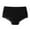 Black, variant on Akafmk Plus Size Underwear for Women High Waisted Cotton Briefs Solid Leak Proof Crotch Shorts Panties Comfortable Breathable Underwear Panties, Sizes XL-4XL