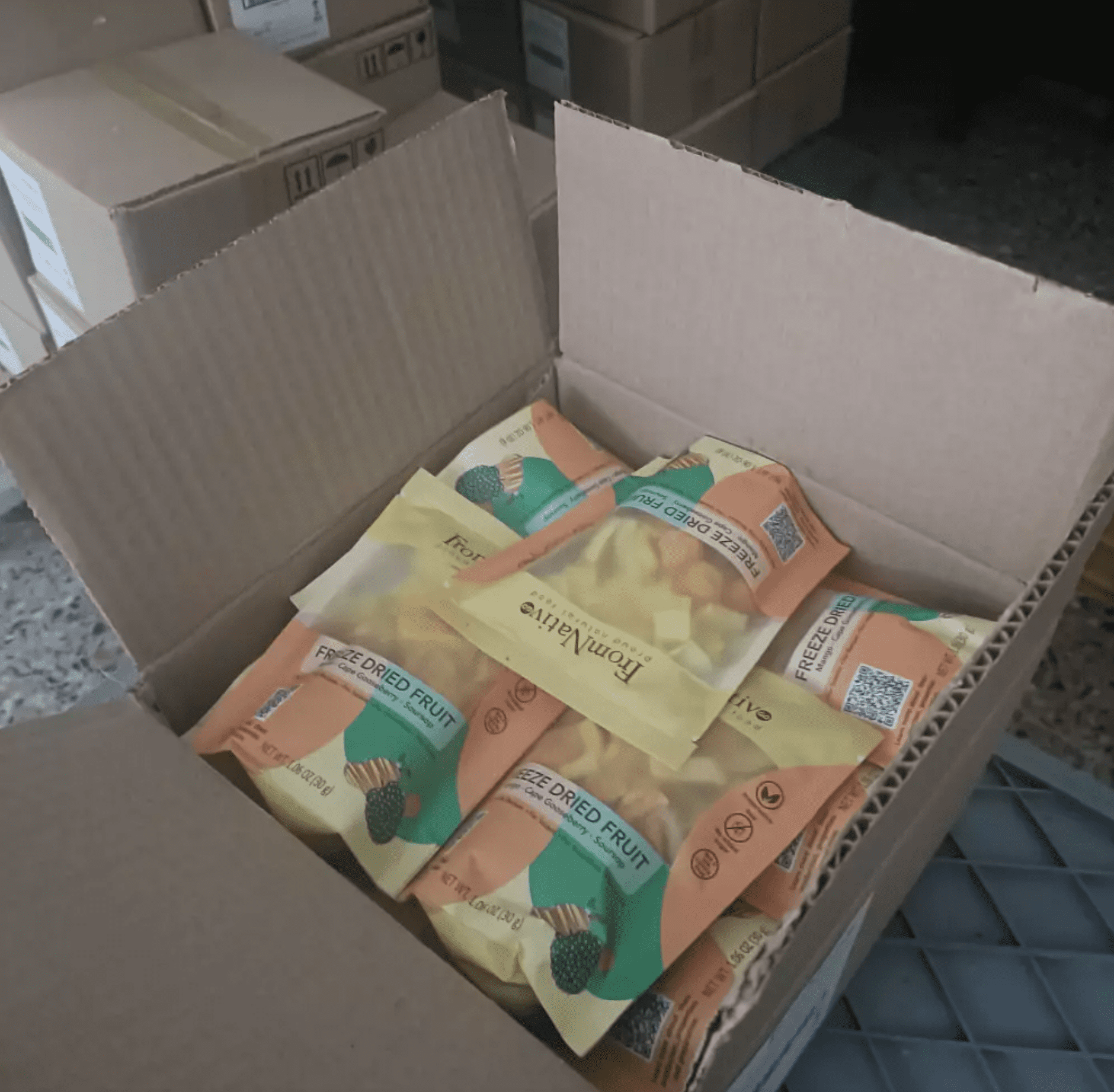 FromNativoGo| Freeze Dried Fruit: Mango, CapeGooseberry, Soursop | 3Pack | 3.05 Oz E