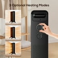 thumbnail image 3 of KISSAIR Electric Oil Filled Radiator Space Heater, Thermostat Room Radiant and Room Heater, 3 of 8