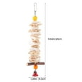 thumbnail image 2 of Parrot Toy Hanging Cuttlebone Pendant Parrot Cage Chewing Toy Bird Bite Toy Parrot Toy, 2 of 8