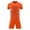 outfits 8#Orange, variant on WAYUTE Boys Children's Football Uniform Set Quick Drying Sports Soccer Shirt for Kids Stretchy Short Sleeve Suit Casual Clothing Sets