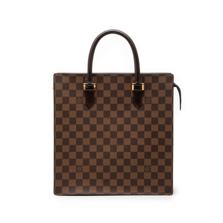 Pre-Owned Louis Vuitton Damier Venice PM Tote Bag Handbag N51145 Brown Leather Women s LOUIS...