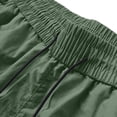 thumbnail image 4 of Cargo Shorts for Men Pack of 9 Summer Gym Shorts for Men Loose Elastic Waist Drawstring Cargo Shorts with Pocket Lightweight Casual Sports Shorts Green-a L, 4 of 7