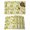 Beige, variant on Lemon Black Placemats Set of 6, Country Fruit Watercolor Farmhouse Plant Placemats for Dining Table, Place Mats for Kitchen Tabletop, Waterproof Wipeable Dining Table Mats Set