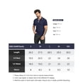 thumbnail image 6 of HAOMEILI Men's Polo Shirts Summer Short Sleeve Casual 3 Button T-Shirts Classic Basic Golf Work Tees Tops, 6 of 7