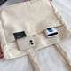 thumbnail image 3 of Bolsa Bolsos de lona Bolsos de hombro casuales para damas Gran capacidad para niñas (Blanco) Likrtyny Para Estrenar, 3 of 8