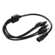 thumbnail image 3 of 3X 1 A 4 DC Divisor de 4 Puertos de Alimentacion Adaptador de Camara CCTV Cable, 3 of 5