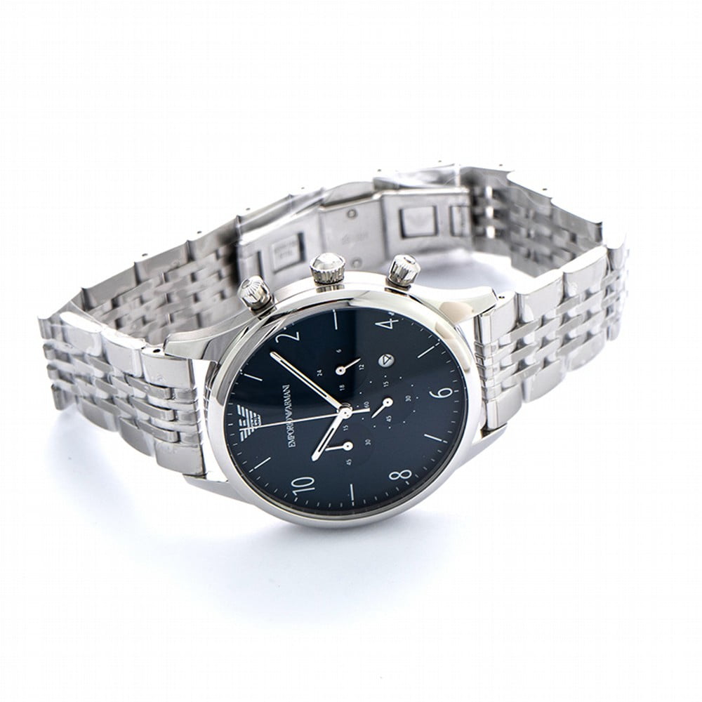 Emporio Armani Dress Chronograph Blue Dial Men s Watch AR1942 Walmart