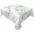 thumbnail image 2 of Spring Leaf Floral Sage Green Square Tablecloth 54x54 Inch Ruitic Watercolor Table Cloth Waterproof Fabric Farmhouse Green Grey Leaves Table Cover Decorative for Holiday Home Party Wedding Picnic, 2 of 8