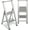 Aluminum, variant on Sorfey 1-Step Folding Step Ladder Aluminum Foldable Step Stool Step Platform