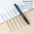 thumbnail image 4 of Sinyiin Artist Eraser Pen 3.8mm Retractable Design Includes 5 Refillable Erasers For Detailed Sketching And Schoolwork, 4 of 8