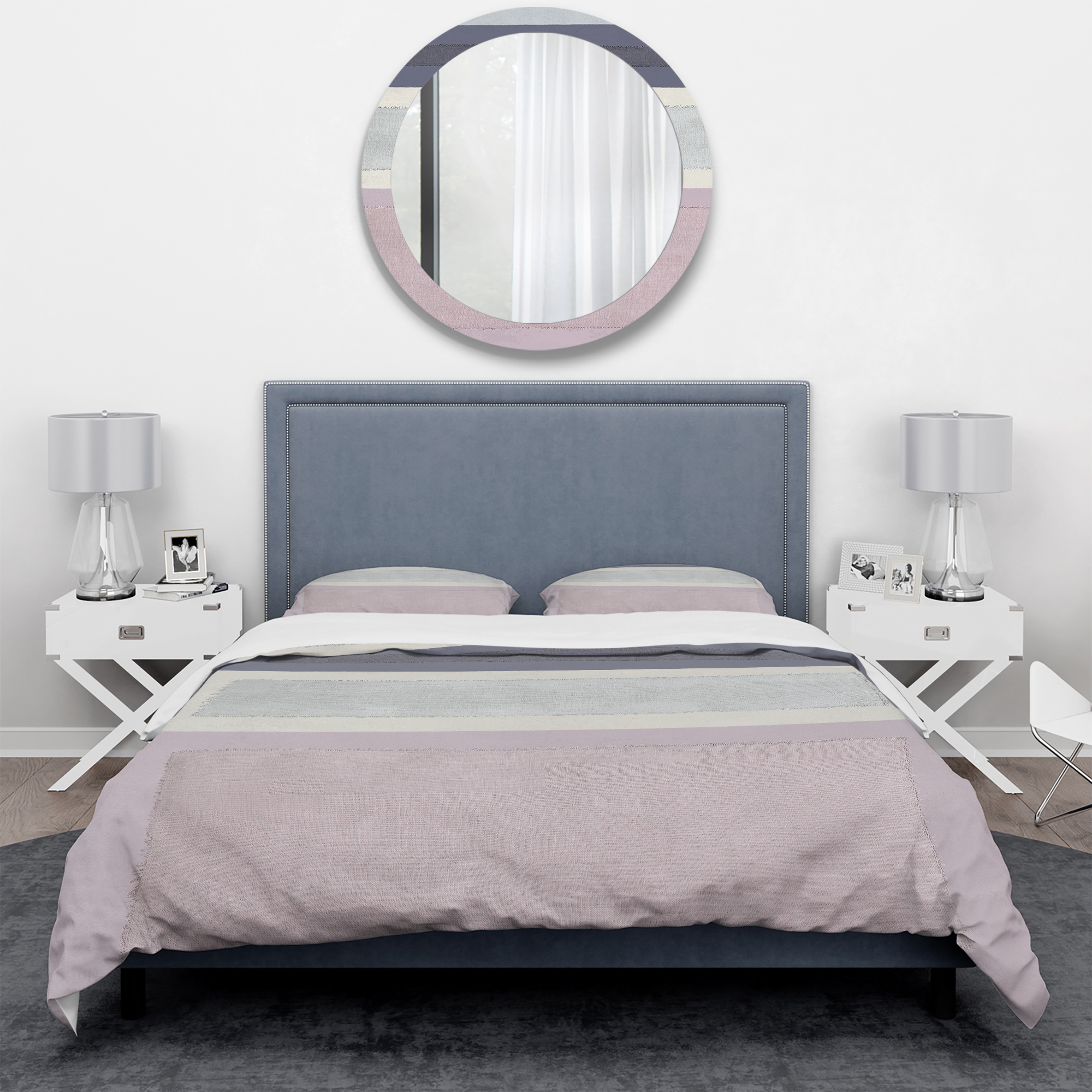 Designart 'Painted Weaving IV FB' Geometric Duvet Cover Set