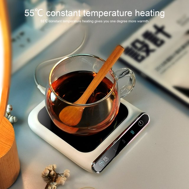 YAOMOBB Cup Heater 3 Gear USB Heating Cup Warmer with Automatic Power off Protection for Daily Use