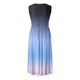 thumbnail image 5 of Vestido de playa sin mangas con cuello en V y estampado degradado de cielo estrellado para mujer - Decoración con cremallera, diseño con cinturilla, tallas S-XXL, 5 of 5