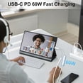 thumbnail image 2 of Adaptador de audio KikoSaka USB C a 3.5 mm con carga PD de 60 W, 2 of 7