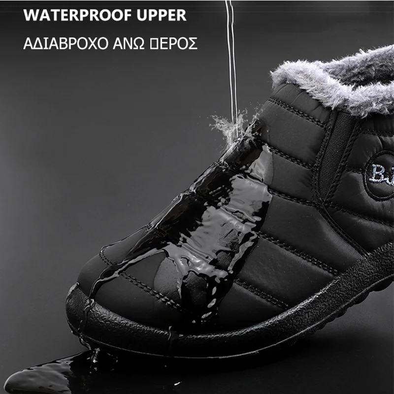 2023 Winter Shoes For Men Boots Waterproof Winter Boots Casual Ankle ...