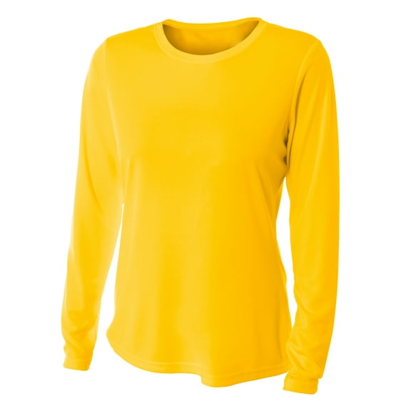 A4 NW3002 Long Sleeve Cooling Performance Crew For Adult Size Female