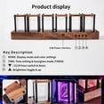 thumbnail image 5 of MesaSe Elevate Your Bedroom Decor with ‘s Nixie Tube Clock- Easy Alarm and Time Display., 5 of 5