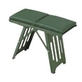 thumbnail image 2 of Taburete de Camping, silla plegable pequeña, ligera, estable, para senderismo, barbacoa, concierto Verde, 2 of 8