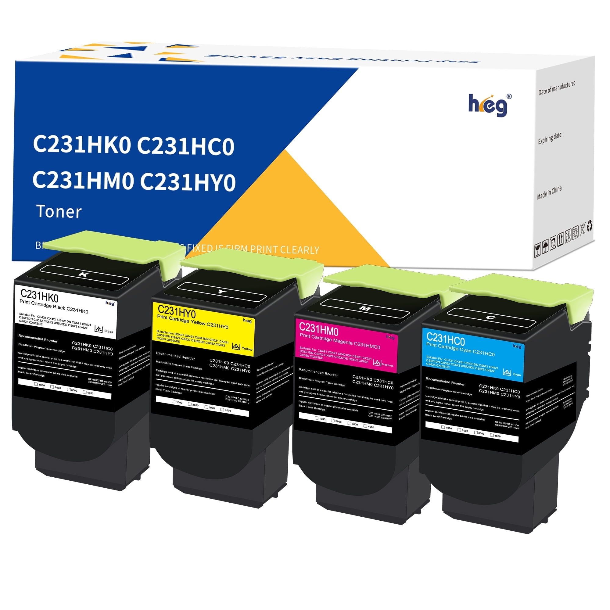 W9008MC Compatible Black Toner Cartridge For Managed Printers E50145dn, E52645c, E52645dn (1-Pack)