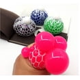 thumbnail image 3 of 4pcs Randomly Mesh Squishy Balls Stress Relief Squeeze Grape Balls Relieve Pressure Balls, 3 of 4