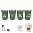 thumbnail image 1 of Mosiee Outdoor 304 Stainless Steel Cup Set: Perfect For Camping, Picnics & More!, 1 of 9