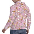 thumbnail image 6 of Naloa Seafood Men's Casual Hooded Collar Drawstring Hoodies Pullover Sweatshirts Casual Long Sleeve Shirts-Medium, 6 of 7