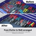 thumbnail image 4 of Pliers Rack for Tool Drawer Storage, Holds 32 Tools, Steel Frame, Triple-Coated Vinyl, Adjustable Organizer for Toolboxes, Durable Holder for Home, Garage, and Professional Use, 4 of 7