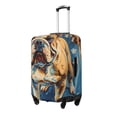thumbnail image 2 of Cauagu Patriotic Bulldog Welcome Print Travel Luggage Cover,Travel Dust-proof Suitcase Cover Softside Suitcase Protector for 18-32inch,Not Included Suitcase, 2 of 8