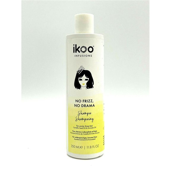 Ikoo No Frizz, No Drama Shampoo For Unruly,Frizzy Hair 11.8 oz
