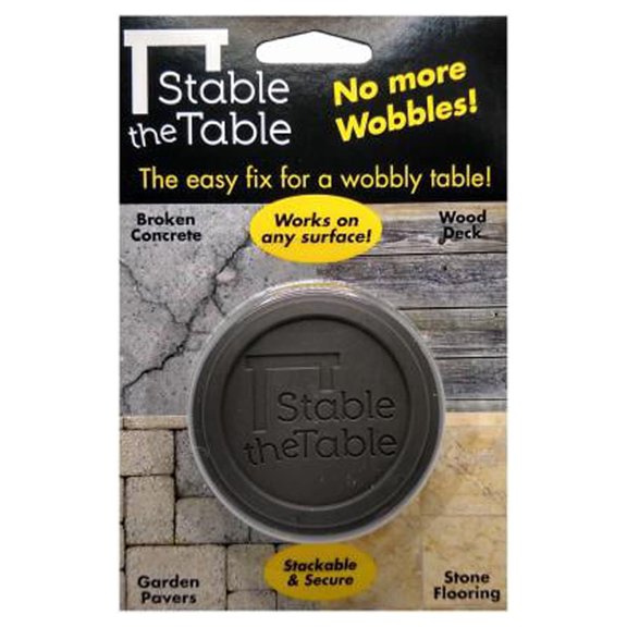 STABLE THE TABLE 4PK GRY RND StableTable