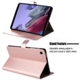 thumbnail image 4 of for Samsung Galaxy Tab A7 Lite 8.7 Inch 2021 Model (SM-T220/T225/T227) Case, Embossed Cat & Tree PU Leather Retro Shockproof Magnetic Clasp Wallet Card Slots Folio Kickstand Cover, Rosegold, 4 of 6