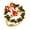 A, variant on Christmas Wreath Napkin Rings Metal Xmas Napkin Ring Holders for Cloth Napkins, Christmas Holiday Party Dinner Table Decoration