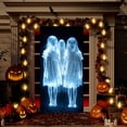 thumbnail image 4 of HOZVOMI Halloween Door Cover Decoration for Festive Seasonal Celebration, Perfect for Halloween Parties and Winter Decor, Easy to Install Tapestry for Indoor or Outdoor Use, 4 of 9