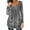 Gray, variant on gakvbuo Womens Fall Fashion 2023 Tops Hide Belly Tunic Cute Flowy Henley Blouses Dressy Casual Loose Tshirts For Leggings