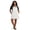White Stripe, variant on ® Women's Plus Heritage Denim Skirtall Dress, Sizes 0X-4X
