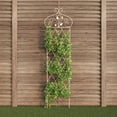 thumbnail image 4 of Pure Garden Garden Trellis 65 in x 1.8 in White Thermoplastic Elastomer Rectangle Trellises, 4 of 5