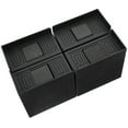 thumbnail image 6 of TEHAUX 4Pcs Bed Foot Raiser Table Raising Blocks Heavy Duty Rubber Rectangular For Homeowners, 6 of 7