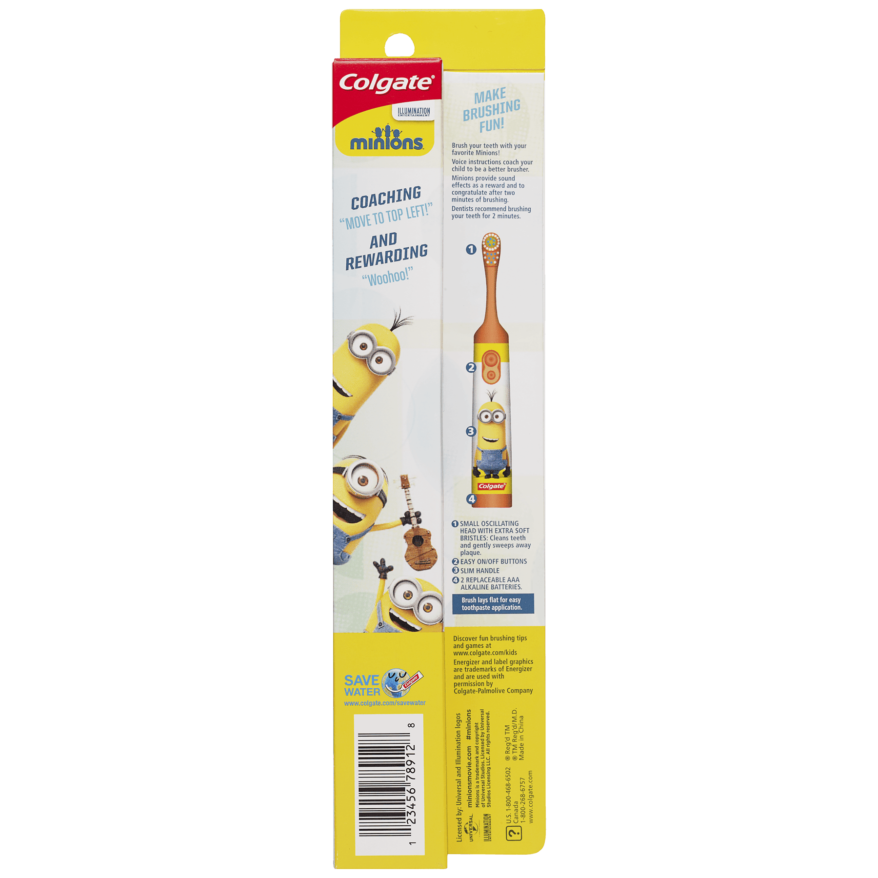 colgate minions talking toothbrush