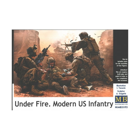 Master Box US Soldiers, Under Fire New