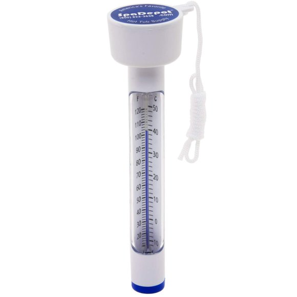 Thermomètre Flottant pour Spa et Piscine, Bain à Remous, Aquarium, Étang à Poissons, Piscine