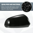 thumbnail image 3 of Unique Bargains Car Rear View Left Right Side Mirror Cover Cap Replacement for Audi S3 8P A4 S4 B6 B7 Pair Gloss Black, 3 of 5