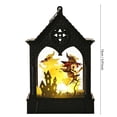 thumbnail image 3 of Halloween Night Light Spooky House Mini LED 5.9in Battery Tabletop Hanging Decor by OVFUIZ, 3 of 6