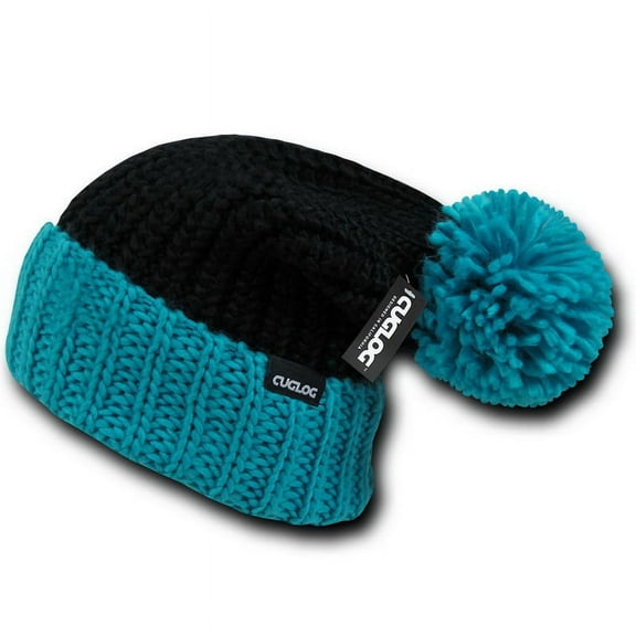 CUGLOG K030 Rainier Beanie, Black/Teal