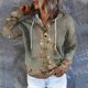 thumbnail image 1 of Puntoco Mujer Moda Impreso Blusa Manga Larga Tops Sudadera Bolsillos Con Capucha Puntoco Puntoco-1, 1 of 5