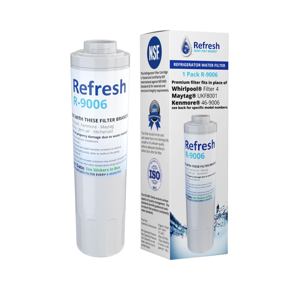 Refresh Replacement Water Filter 2 Pack Fits Maytag MSD264RHEW Refrigerators 